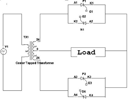 Single phase to Single phase Cycloconverter 480 volt single phase wiring 