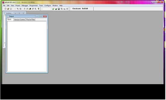 CREATING A PROJECT ON MPLAB IDE