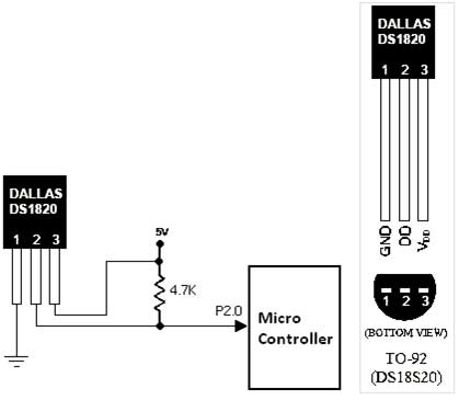 Interfacing ds1820 to Microcontroller