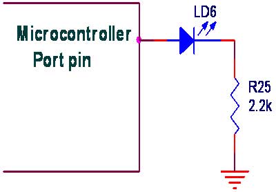  Interfacing LEDs with PIC16F877A PIC - Advanced Development Board