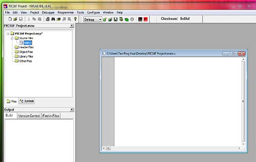 Pic16f Project -Mplab Ide v6.43