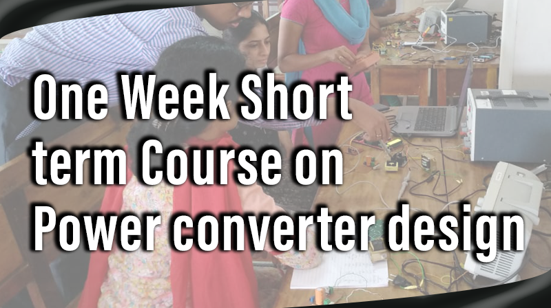 You are currently viewing One week short term course on power converter design