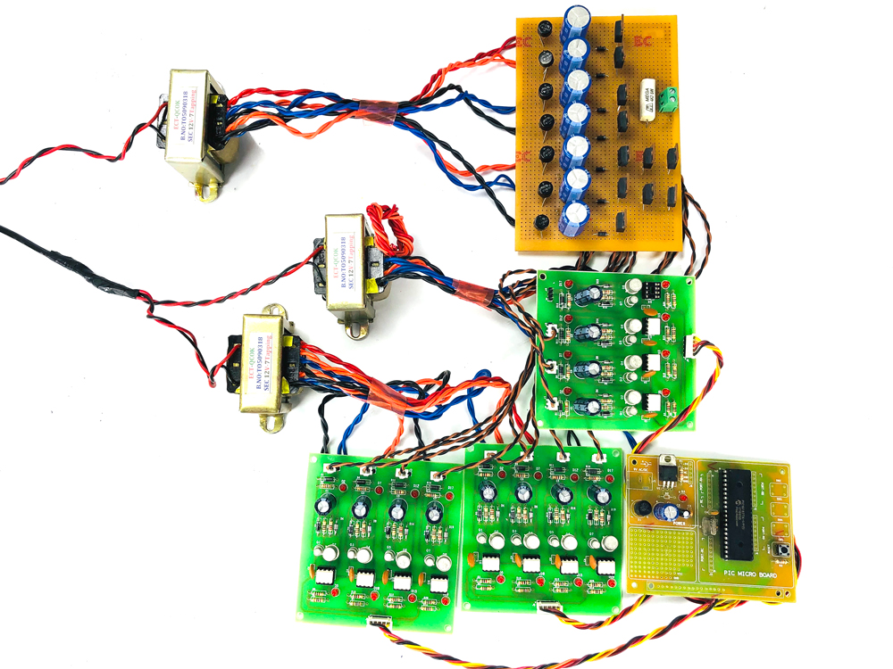 Prototype model for fifteen level inverter with reduced components
