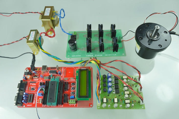 Prototype Model for speed control of BLDC motor by using DSPIC controller