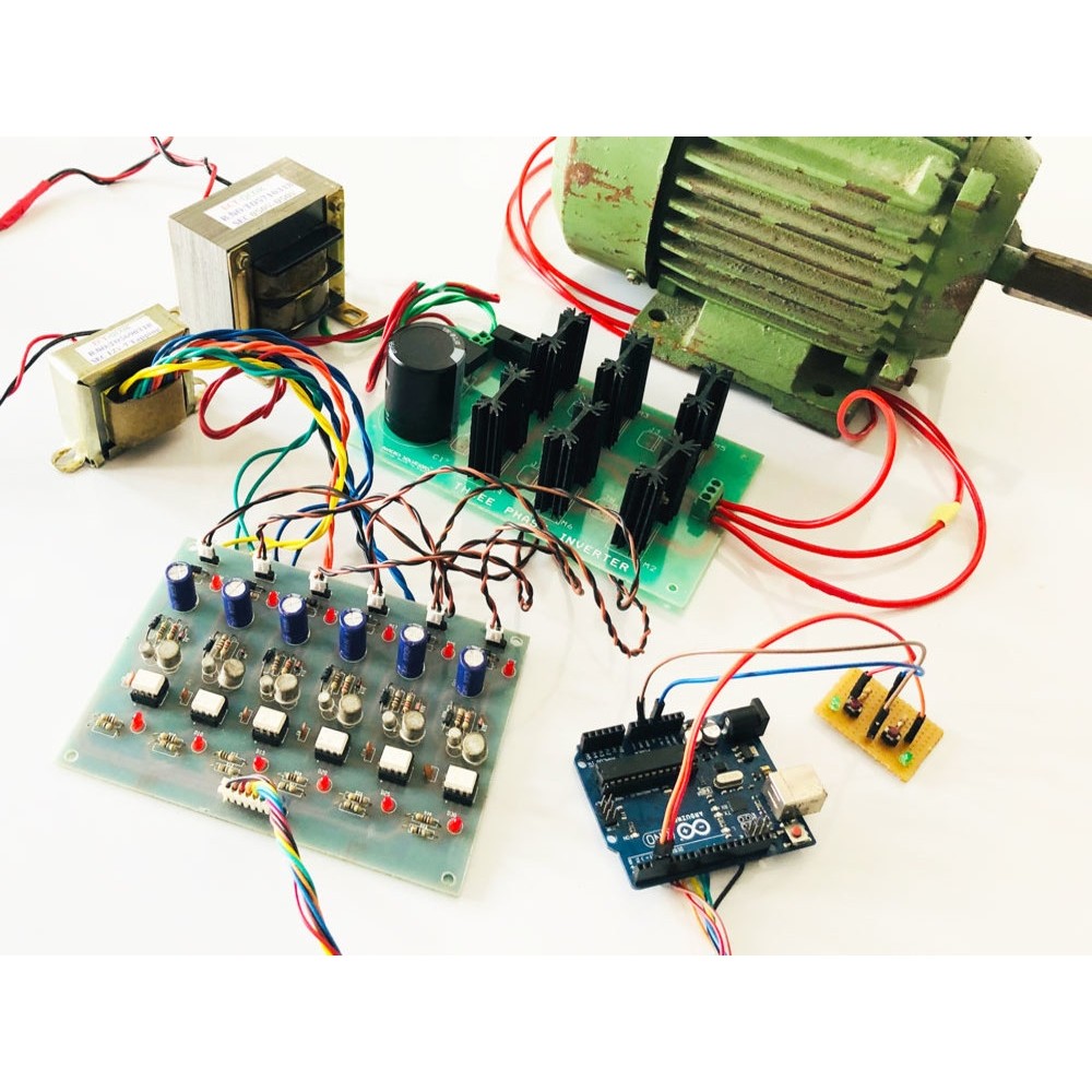 Prototype Model for three phase induction motor by using Arduino controller