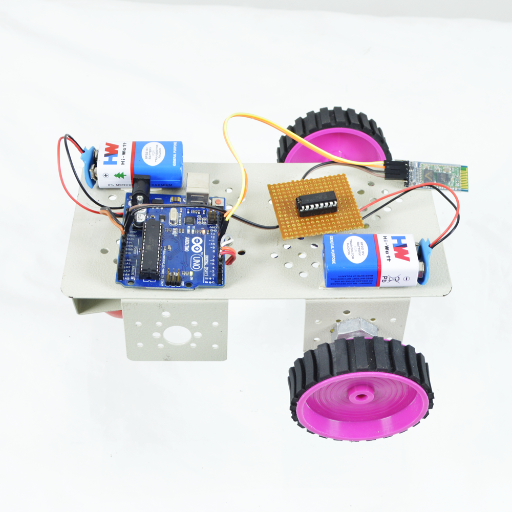 Bluetooth Based Robot Control Using Arduino