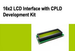 16×2 LCD Interface with CPLD Development Kit