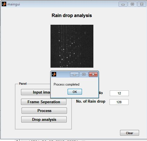 Matlab Code Using Detecting Unfocused Raindrops