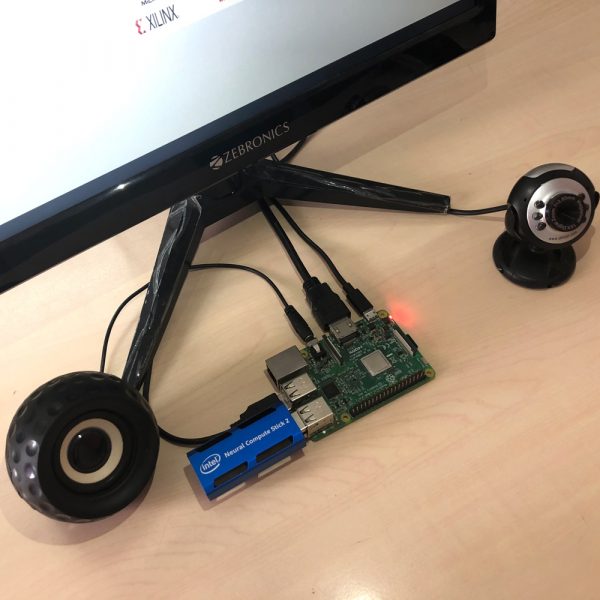 Raspberry Pi with Intel Movidius Stick 2 Camera
