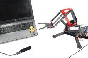 Leap Motion Controlled Arduino Robotic ARM