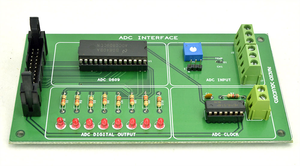 ADC 0809 Interface Card