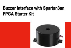 Buzzer Interface with Spartan3an FPGA Starter Kit