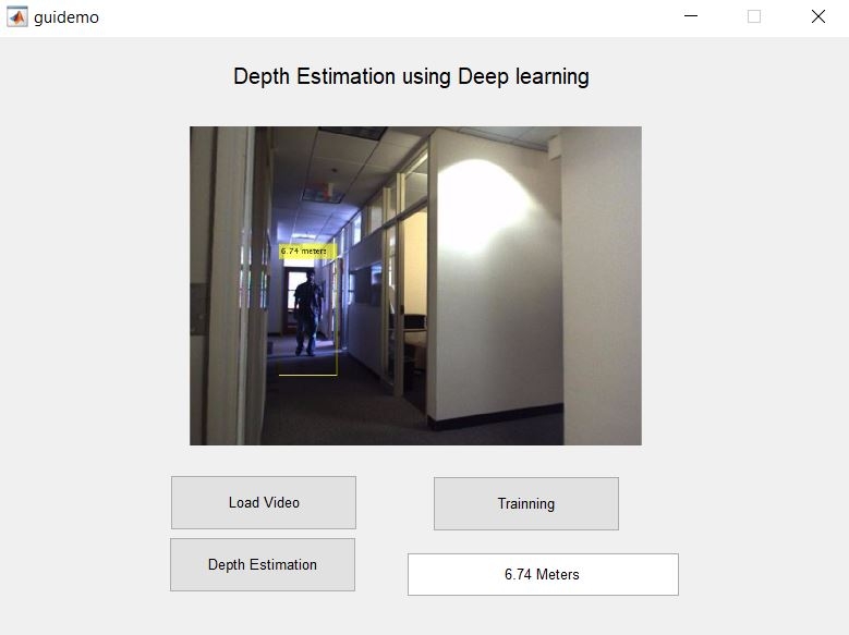 Depth Estimation using Deep learning-Matlab
