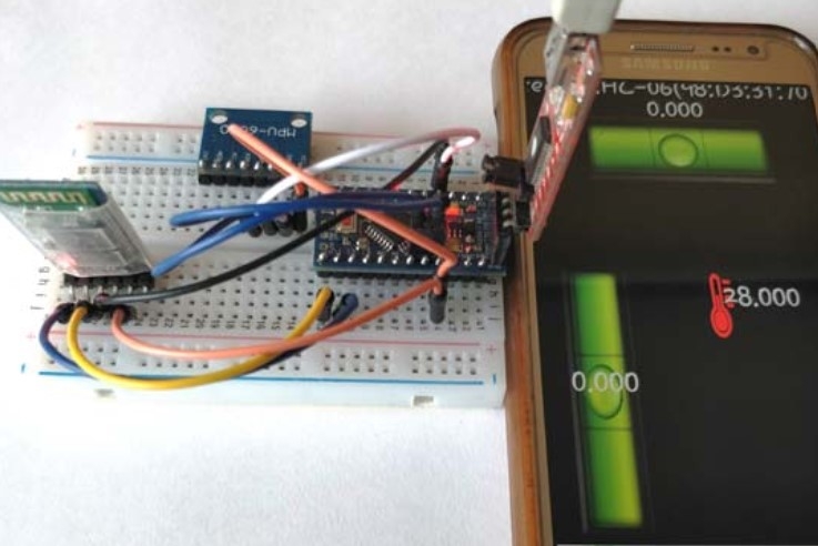 DIY Arduino Inclinometer using MPU6050 -Arduino Mini Projects