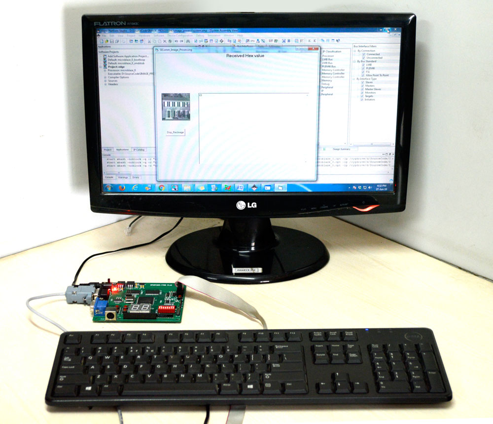 FPGA Based Sobal Edge Detection using Spartan3 FPGA Project Kit