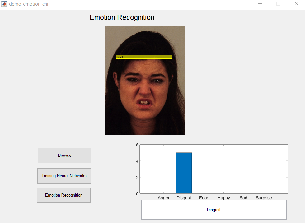 Facial Emotion recognition using Deep Learning -Matlab