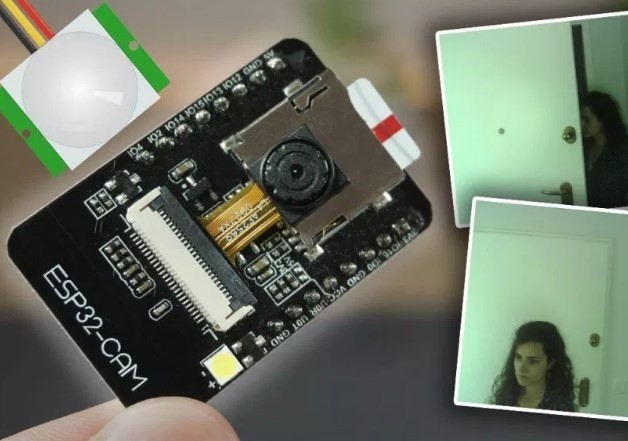 ESP32-CAM PIR Motion Detector with Photo Capture (saves to microSD card) -ESP32 Mini projects