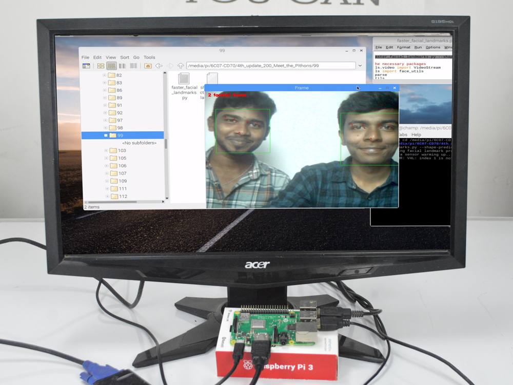 Face Tracking Camera using Raspberry Pi