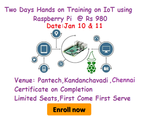 Workshop on IoT Using Raspberry Pi