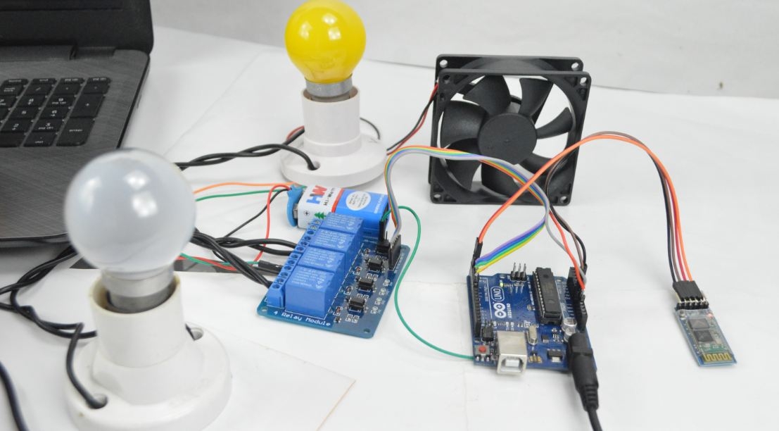 Leap Motion Controlled Home automation using arduino