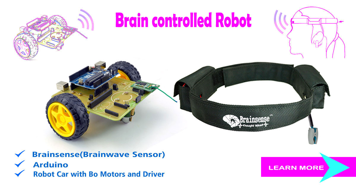 How to assemble and drive Robot Car using Brainsense (BCI) / Neurosky Mindwave Mobile