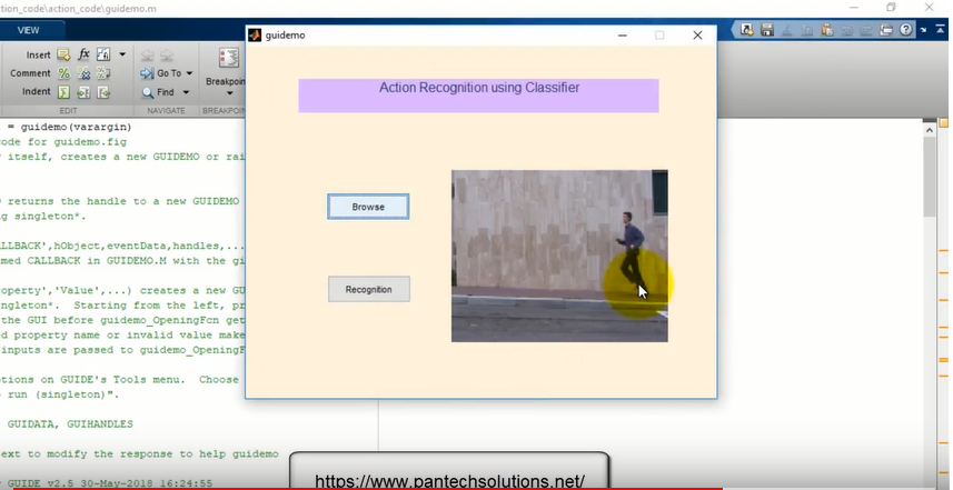 Matlab Code for Human Action Recognition