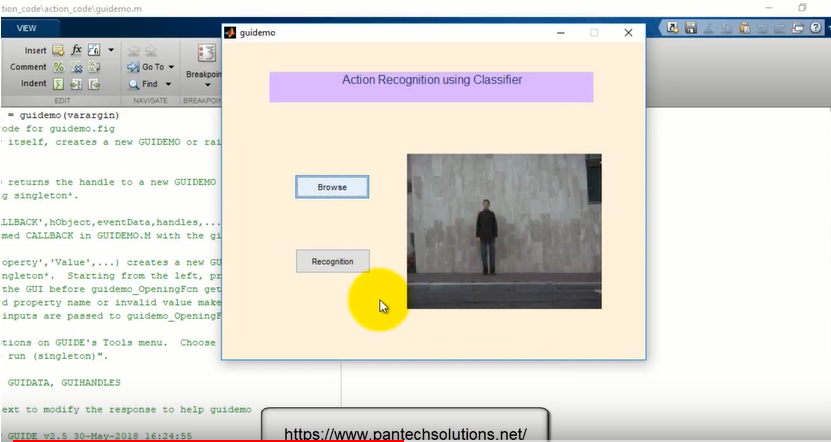 Matlab Code for Human Action Recognition