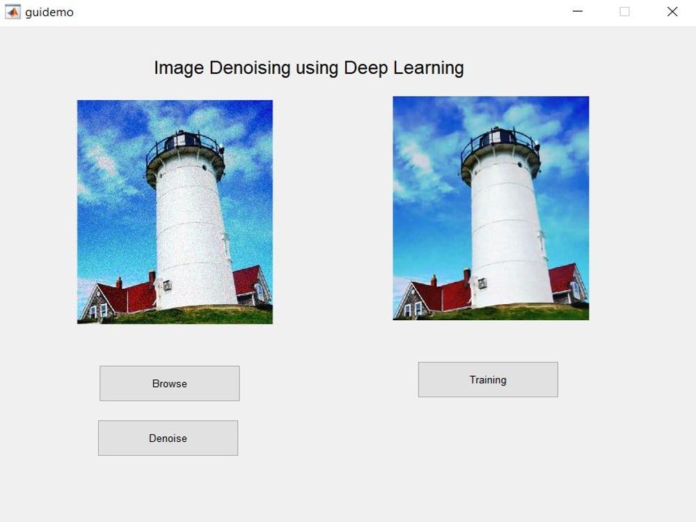 Image Denoising using Pretrained Neural Network-Matlab