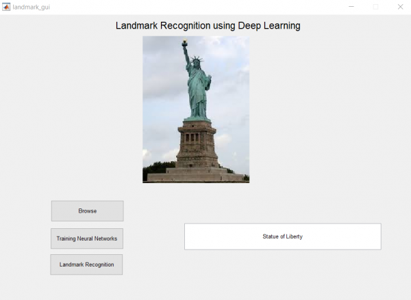Landmark recognition  Deep Learning