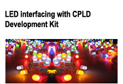 LED Interfacing with CPLD Development Kit