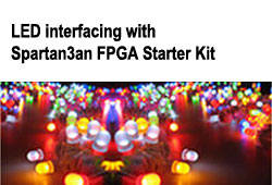 LED Interfacing with Spartan3an FPGA Starter Kit
