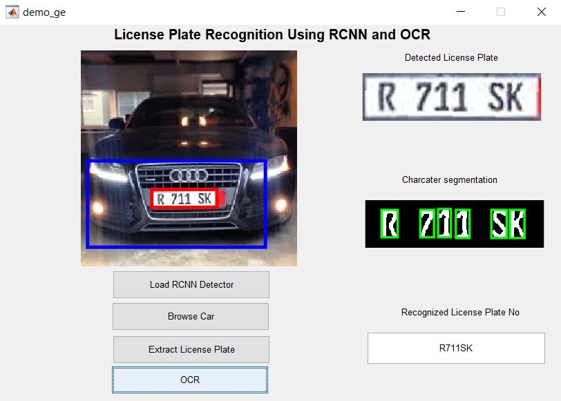 License Plate Recognition using Fast RCNN and OCR