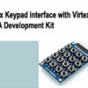Matrix Keypad interfacing with Virtex5 FPGA Development Kit