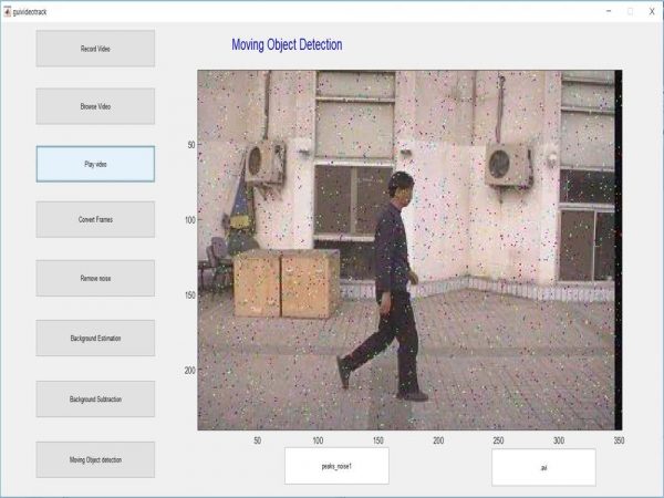 Moving Object Detection using Background Subtraction in Matlab