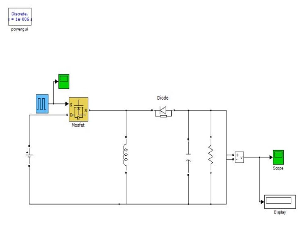 Open Loop Control of Buck and Boost Converter