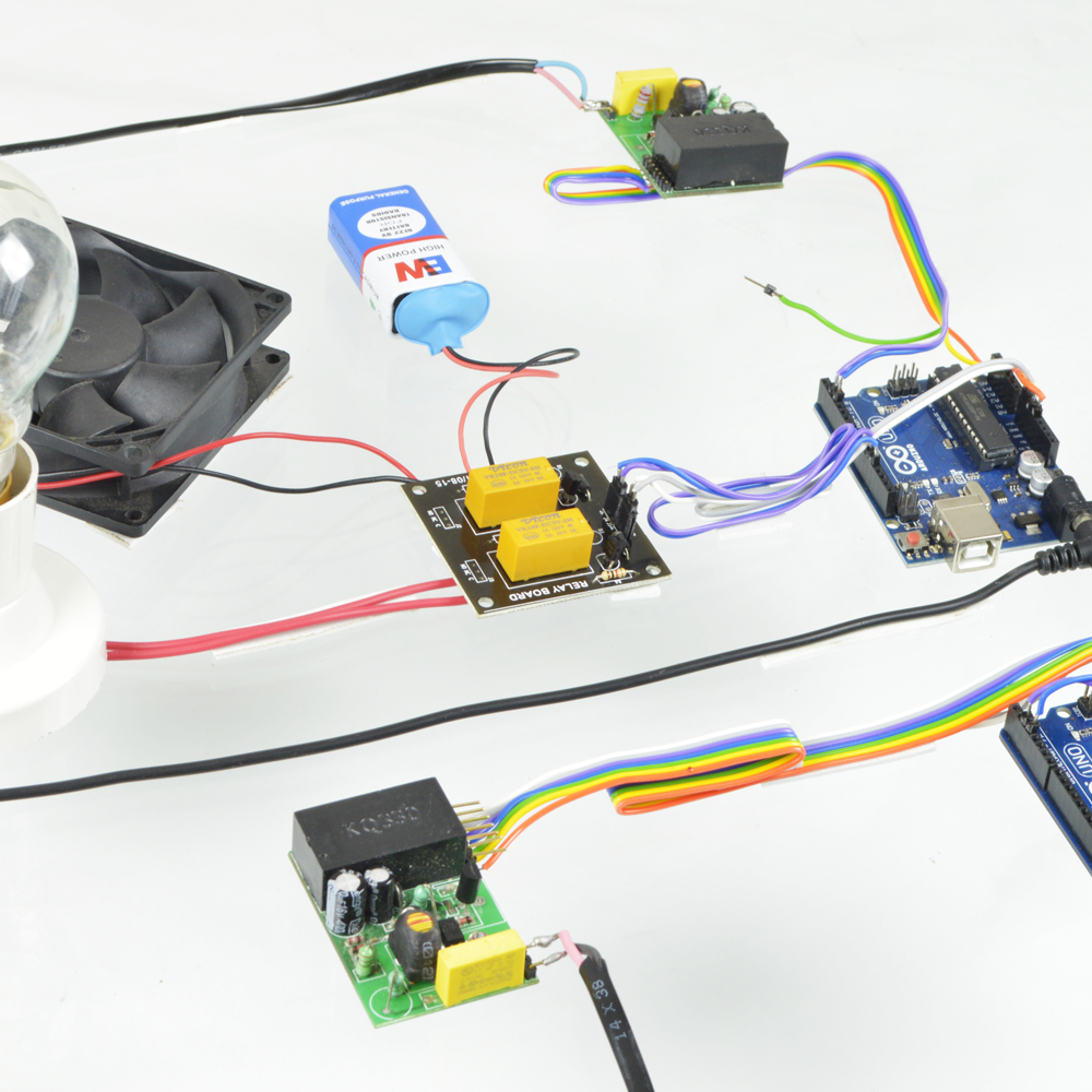 PLCC Based Device Control using Arduino