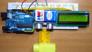 Portable Ultrasonic Range Meter -arduino mini project