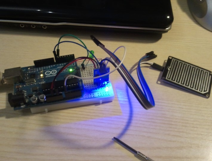 Rain Detection System using Arduino and Rain Sensor -Arduino mini project