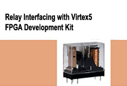 Interfacing Relay with Virtex5 FPGA Development Kit