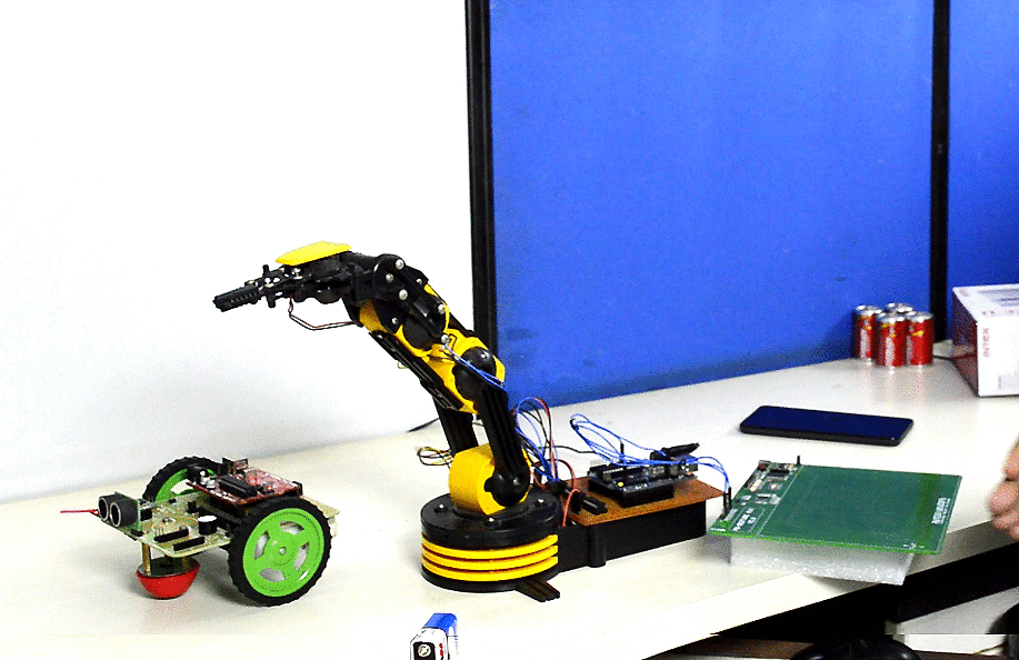 Gesture Controlled Robotic Arm