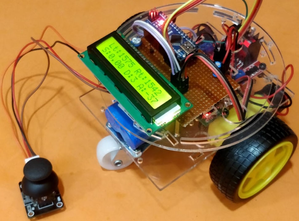 Speed, Distance and Angle Measurement for Mobile Robots using Arduino and LM393 Sensor