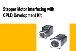 Stepper Motor interfacing with CPLD Development Kit
