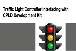 Traffic Light Controller Interfacing with CPLD Development Kit
