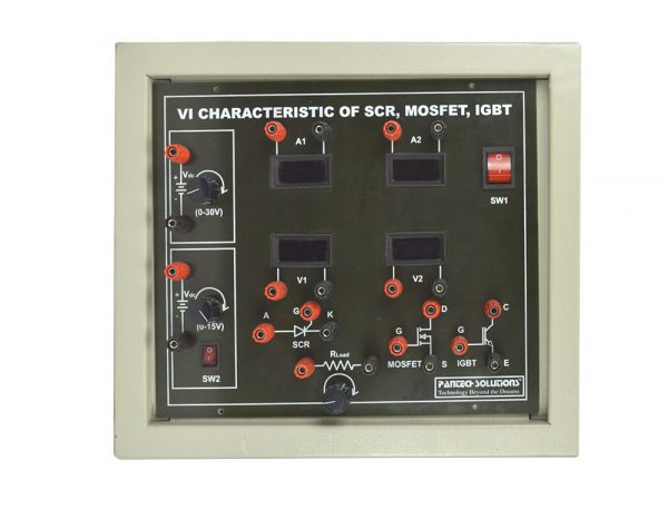 V-I Characteristics of SCR,MOSFET,IGBT