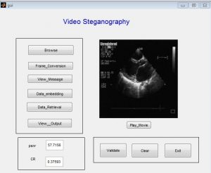 Matlab code for Video Steganography