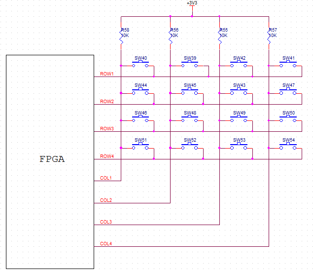 Interfacing Keypad with Cyclone3 FPGA Development Kit