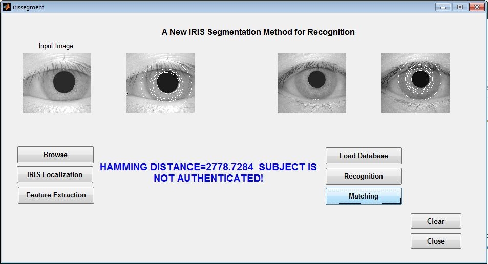 matlab code for iris recognition