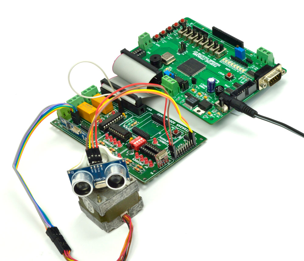 Ultrasonic based dish antenna Obstacle detection using Spartan3an Ultrasonic based dish antenna Obstacle detection using Spartan3an