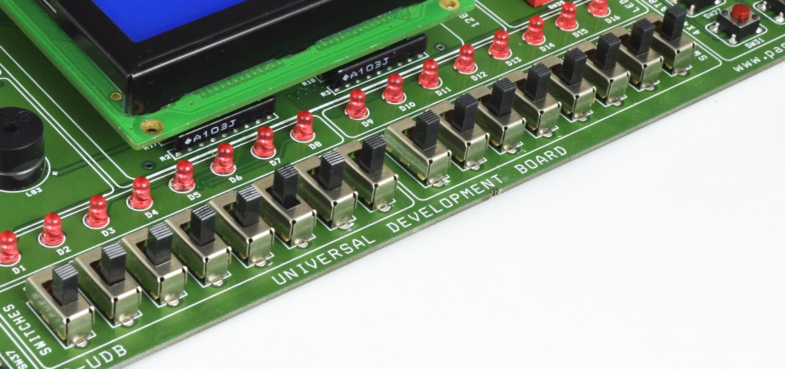 Slide Switch and Push Button Placement in Spartan3e FPGA Development Kit